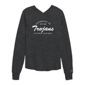USC Trojans Women's League Black Univ of So Cal Trojans Womens Intramural Long Sleve T-Shirt